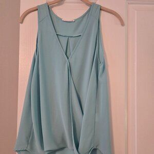Womens Lush Size XS Blue/Green Tank top